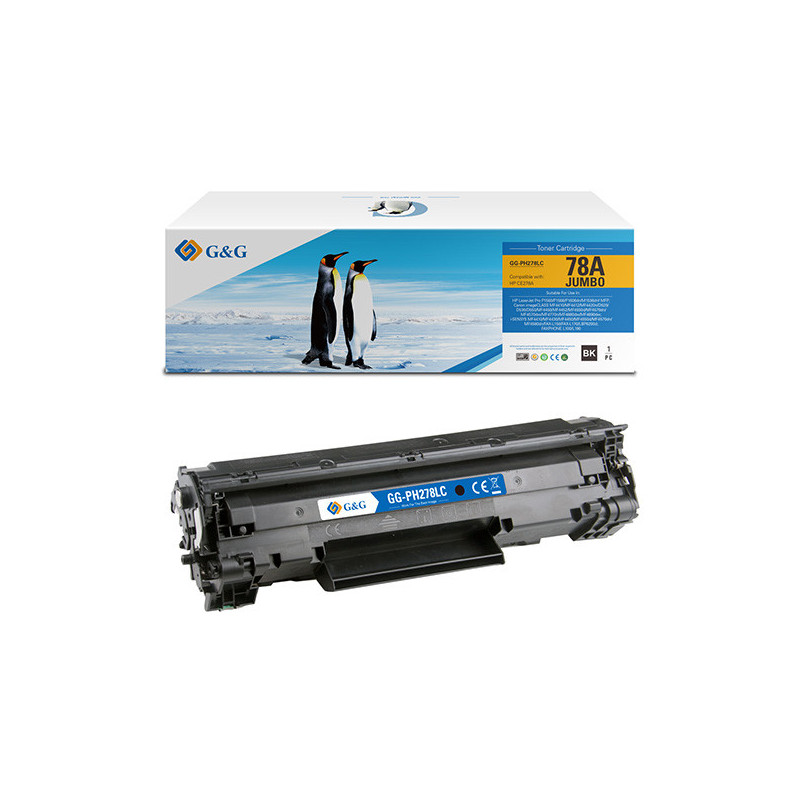 Toner Compatibile GG Nero per HP LaserJet Pro P1560/P1566/P1606dn/M1536dnf MFP