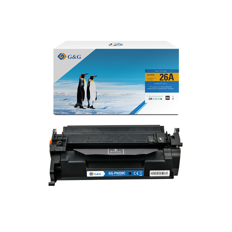 Toner Compatibile GG Nero per HP LaserJet Pro M402n/M402dn/M402dw/MFP M426fdw