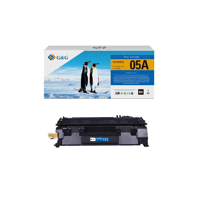 Toner Compatibile GG Nero per HP LaserJet P2035/P2035n/P2055d/P2055dn/P2055x