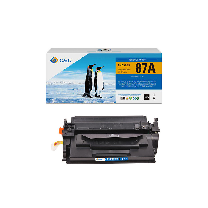 Toner Compatibile GG Nero per HP LaserJet Enterprise MFP M527f/MFP M527dn/M506x