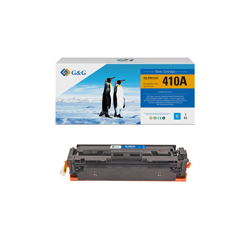 Toner Compatibile GG Ciano PER HP Color LaserJet M452DW/M452DN/M452NW/M477FDW