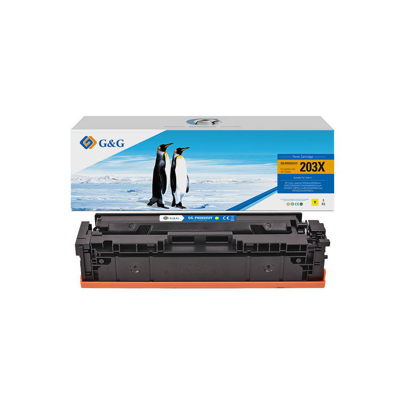 Toner Compatibile GG Magenta PER HP Color LaserJet M254dw/M254nw/M281FDN/M281FD