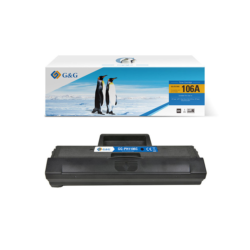 Toner Compatibile GG Nero per HP laserÿ MFP 135a/135w/137fnw107a_1.000 pag