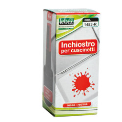 INCHIOSTRO ROSSO 30ml ART.141 S/OLIO X CUSCINETTI LEBEZ