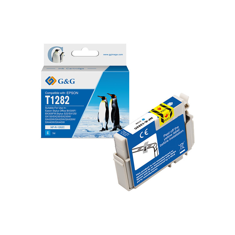 Cartuccia ink compatibile GG Ciano per Epson Stylus Office B305F/B305FW