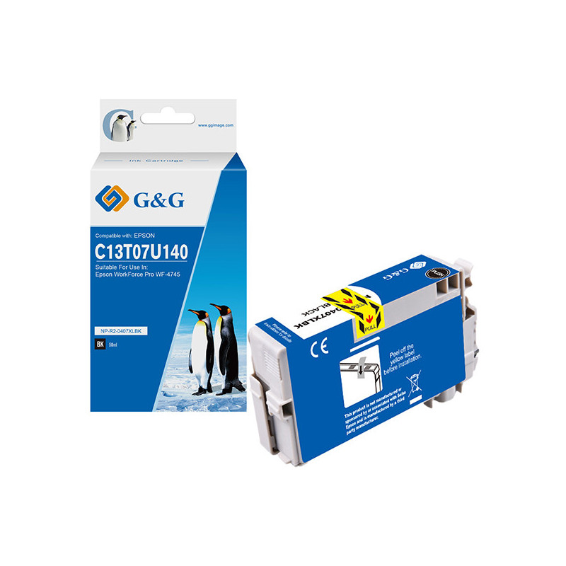 Cartuccia ink compatibile GG Nero per Epson WorkForce Pro WF-4745