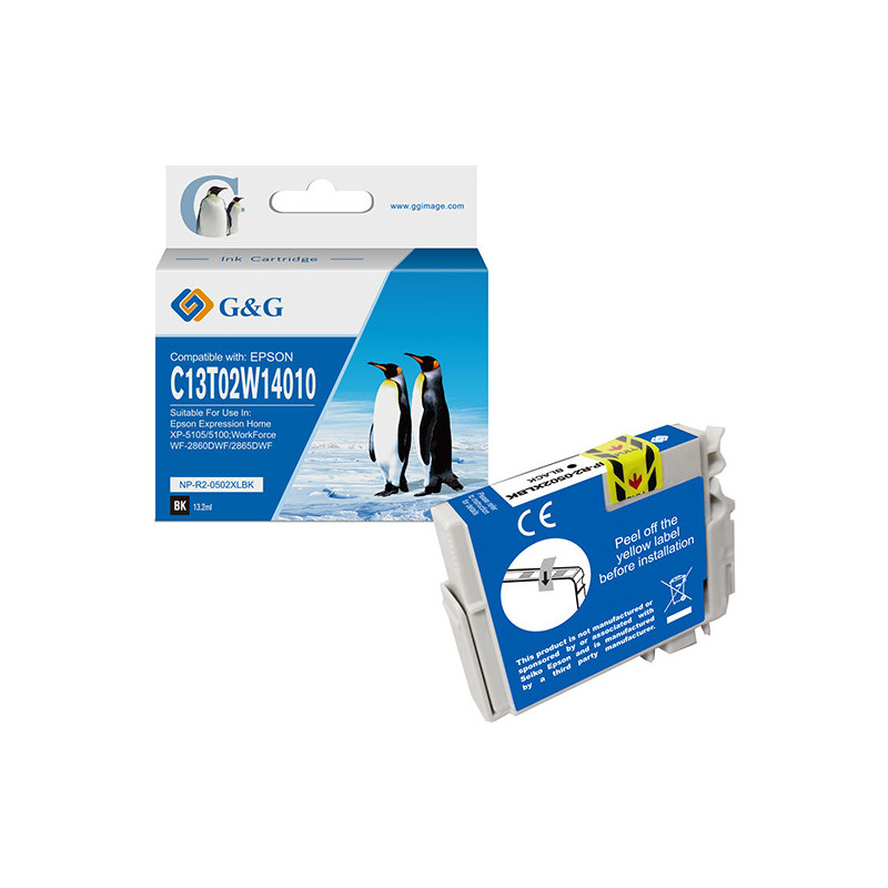 Cartuccia ink compatibile GG Nero per Epson Expression Home XP-5105/5100