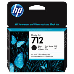 Cartuccia di inchiostro nero HP DesignJet HP 712 da 80 ml