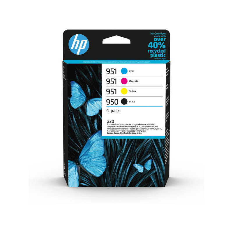 Hp COMBO PACK 4 CARTUCCE INK OFFICEJET HP 950 NERO 951 CIANO MAG GIALLO