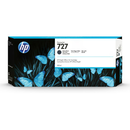 CARTUCCIA D'INCHIOSTRO HP NR. 727 300-ML NERO MATTE DESIGNJET