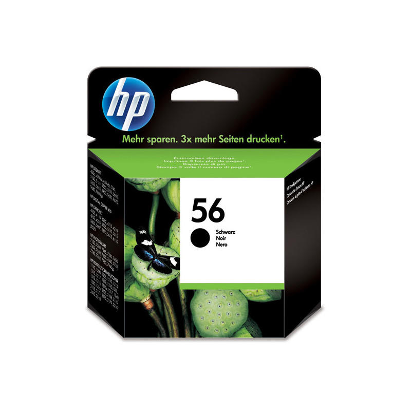 CARTUCCIA A GETTO D'INCHIOSTRO HP N.56 NERO 19ML