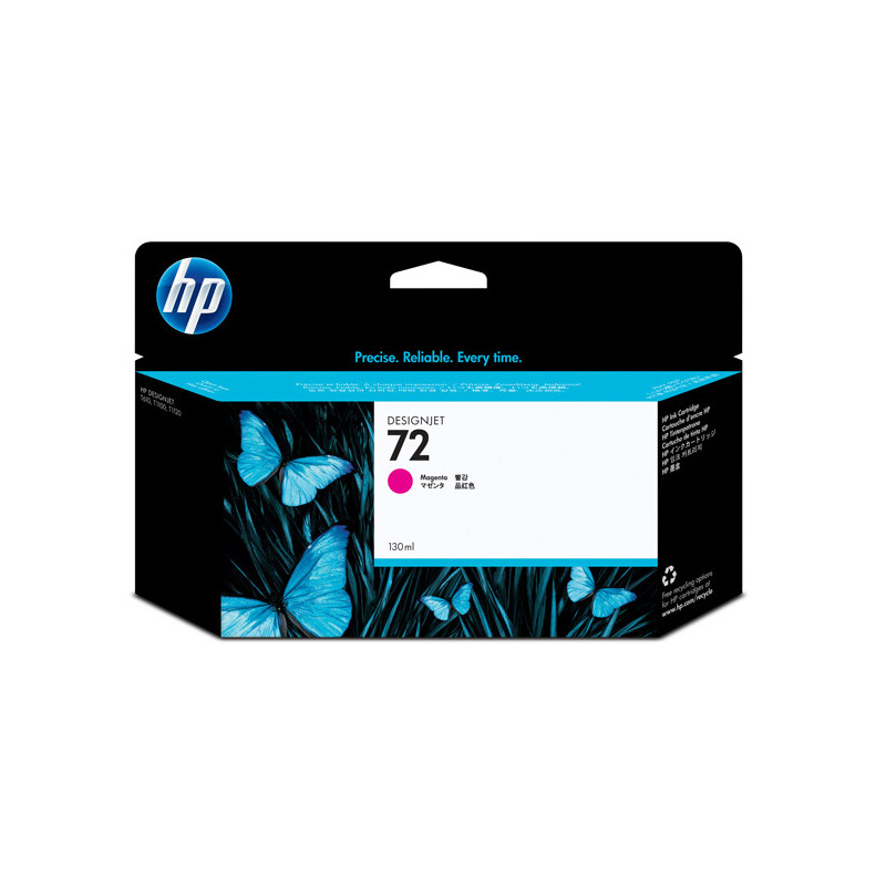 CARTUCCIA D'INCHIOSTRO HP 72 MAGENTA DA 130 ML CON INCHIOSTRO HP VIVERA