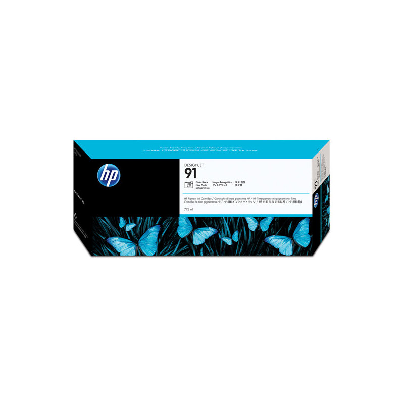 CARTUCCIA D'INCHIOSTRO FOTOGRAFICO HP 91 NERO, DA 775 ML CON INCHIOSTRO HP VIVER