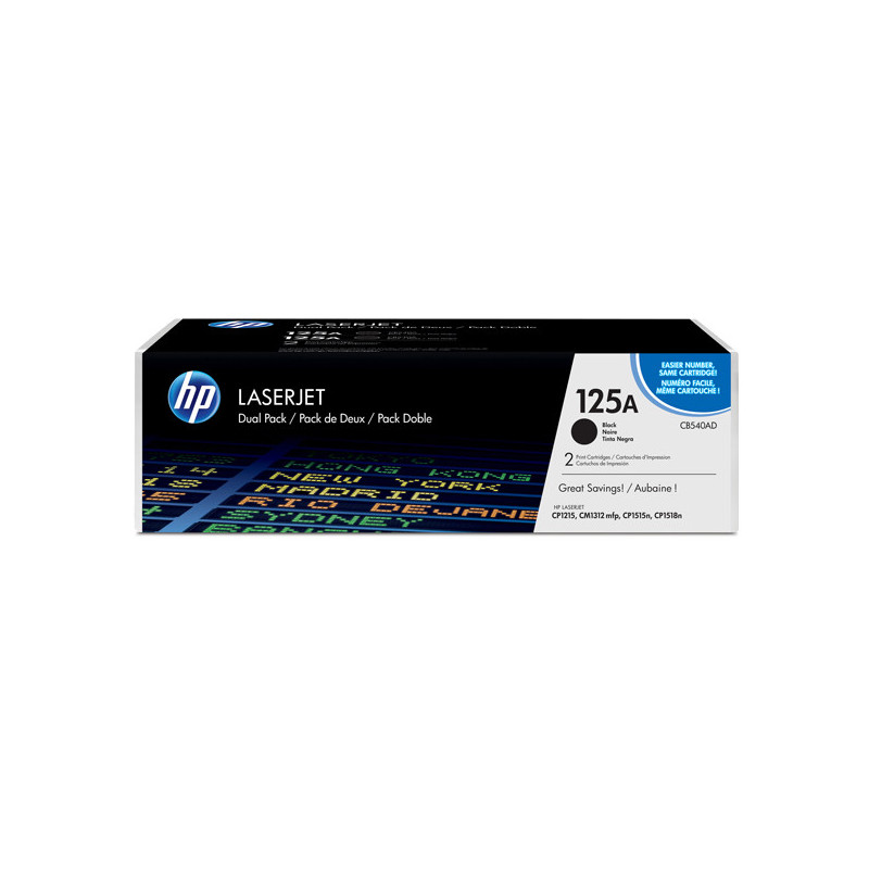 SCATOLA 2 CARTUCCE DI STAMPA HP LASERJET NR. 125