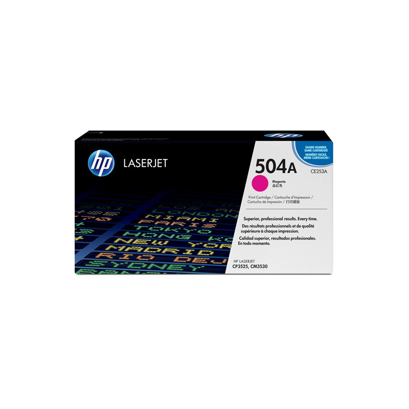 TONER MAGENTA LASERJET CE253A PRINT CARTRIDGE WITH COLORSPHERE