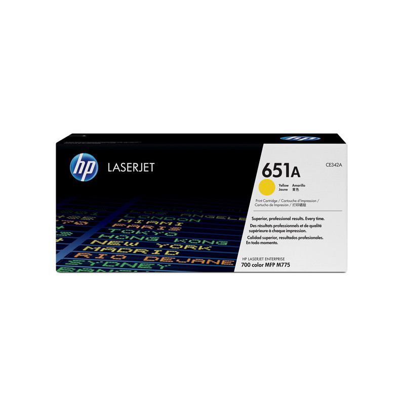 HP 651A TONER CARTRIDGE GIALLO