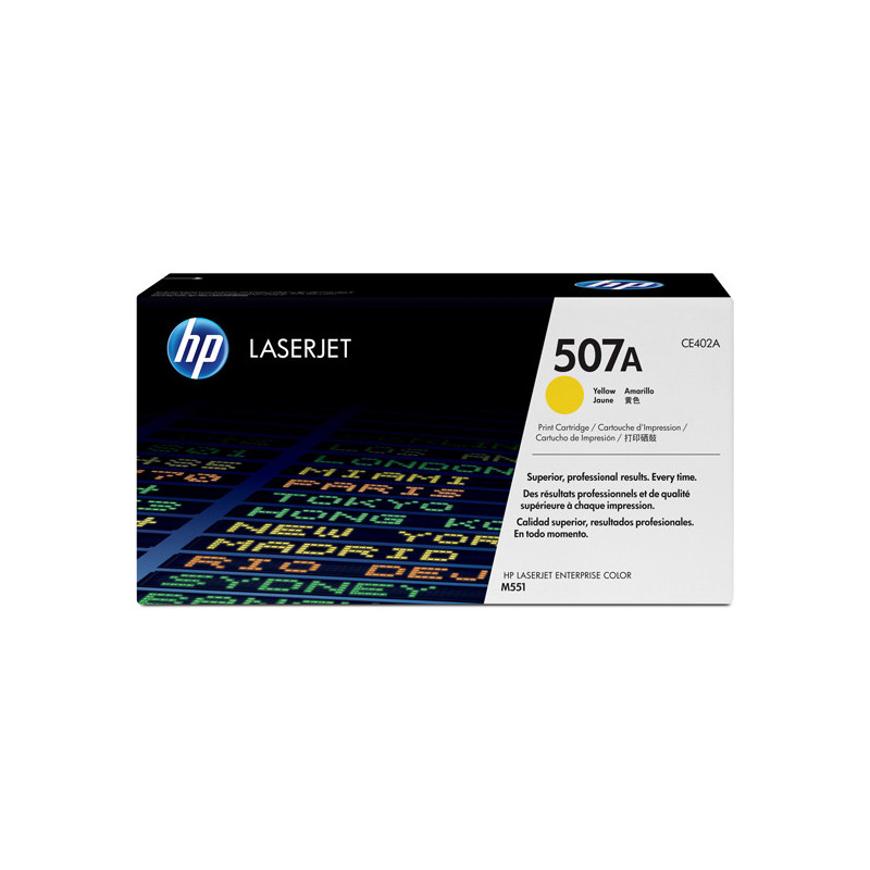 TONER GIALLO HP 507A LASERJET ENTERPRISE 500 COLOR M551N