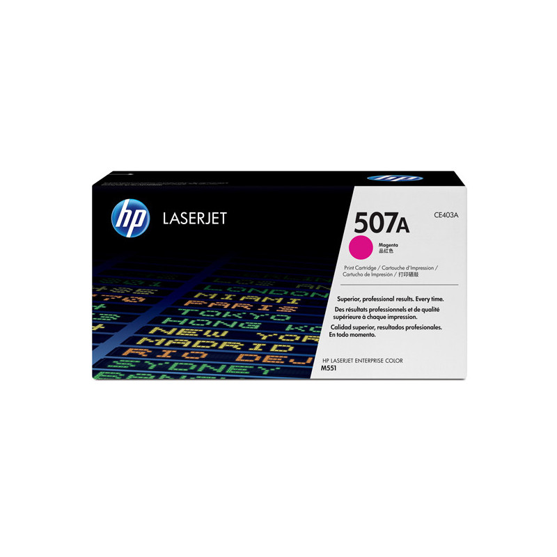 TONER MAGENTA HP 507A LASERJET ENTERPRISE 500 COLOR M551N