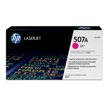 TONER MAGENTA HP 507A LASERJET ENTERPRISE 500 COLOR M551N