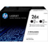 CONFEZIONE DA 2 CARTUCCE TONER NERO ALTA CAPACITA' HP26X