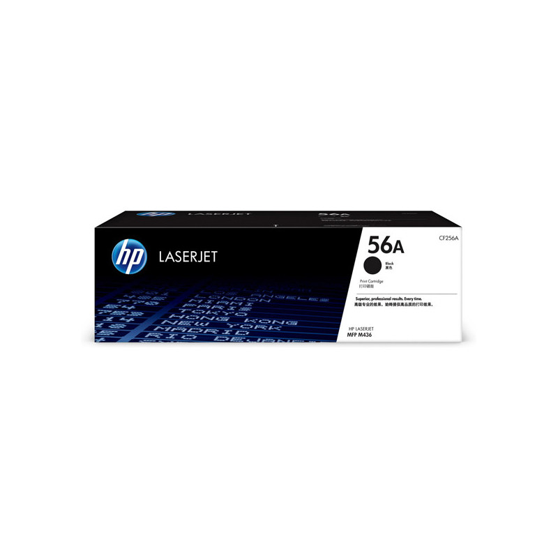 Toner nero LaserJet HP 56A