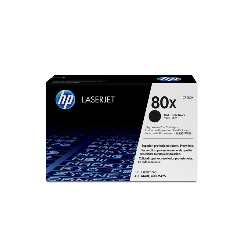 HP 80X BLACK LASERJET TONER CARTRIDGE