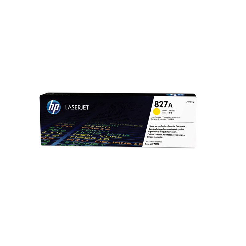 HP 827A TONER CARTRIDGE GIALLO LASER JET