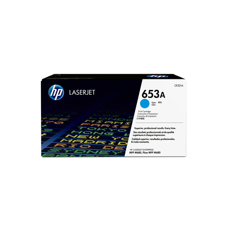 HP 653A TONER CARTRIDGE CIANO LASER JET