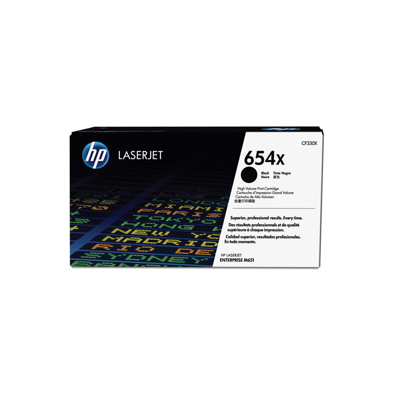 HP 654X TONER CARTRIDGE NERO LASER JET ALTA CAPACITA