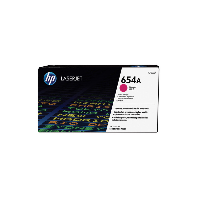 HP 654A TONER CARTRIDGE MAGENTA LASER JET