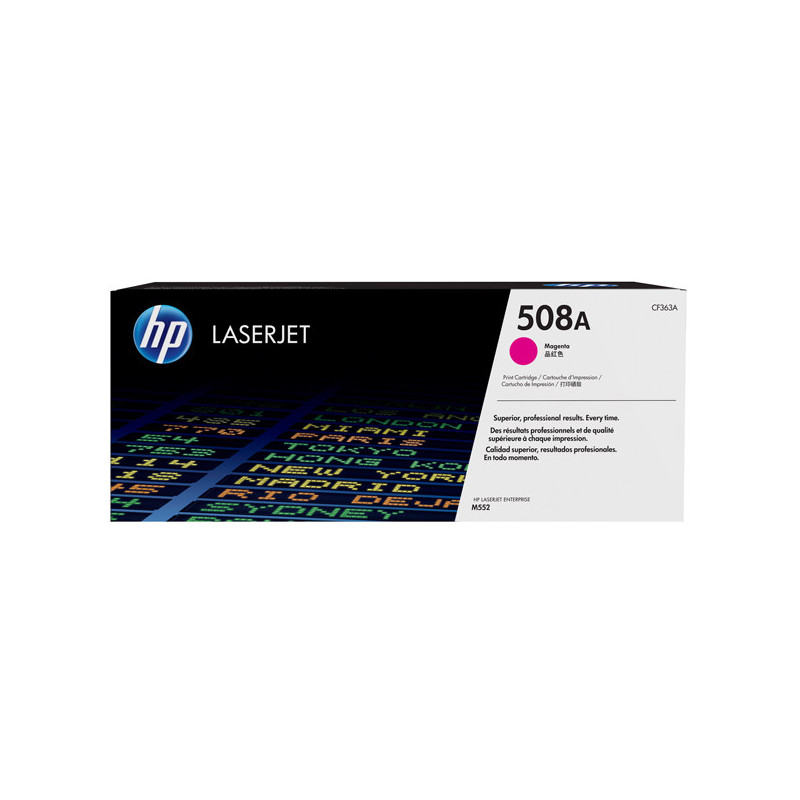 HP 508A TONER CARTRIDGE MAGENTA LASER JET SERIE M552/M553