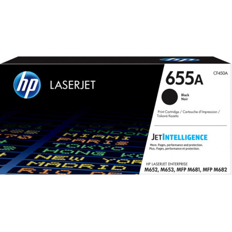 TONER NERO HP 655A COLOR LASERJET ENTERPRISE SERIE M652-M653-M681-M682