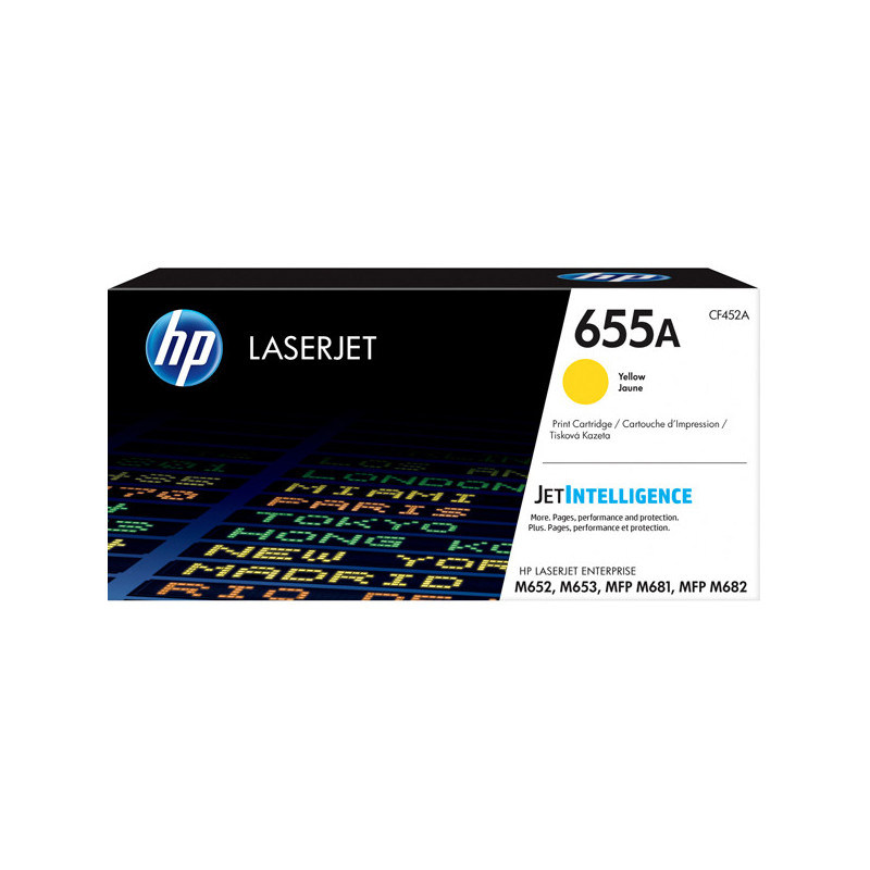 TONER GIALLO HP 655A COLOR LASERJET ENTERPRISE SERIE M652-M653-M681-M61