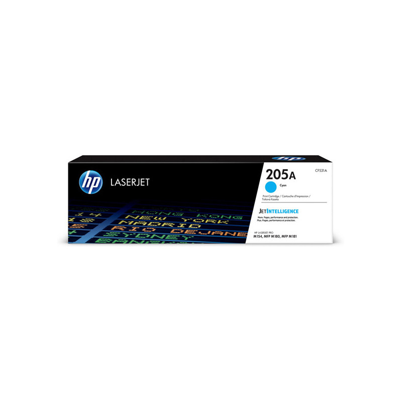 Cartuccia toner ciano originale LaserJet HP 205A_1.000PAG