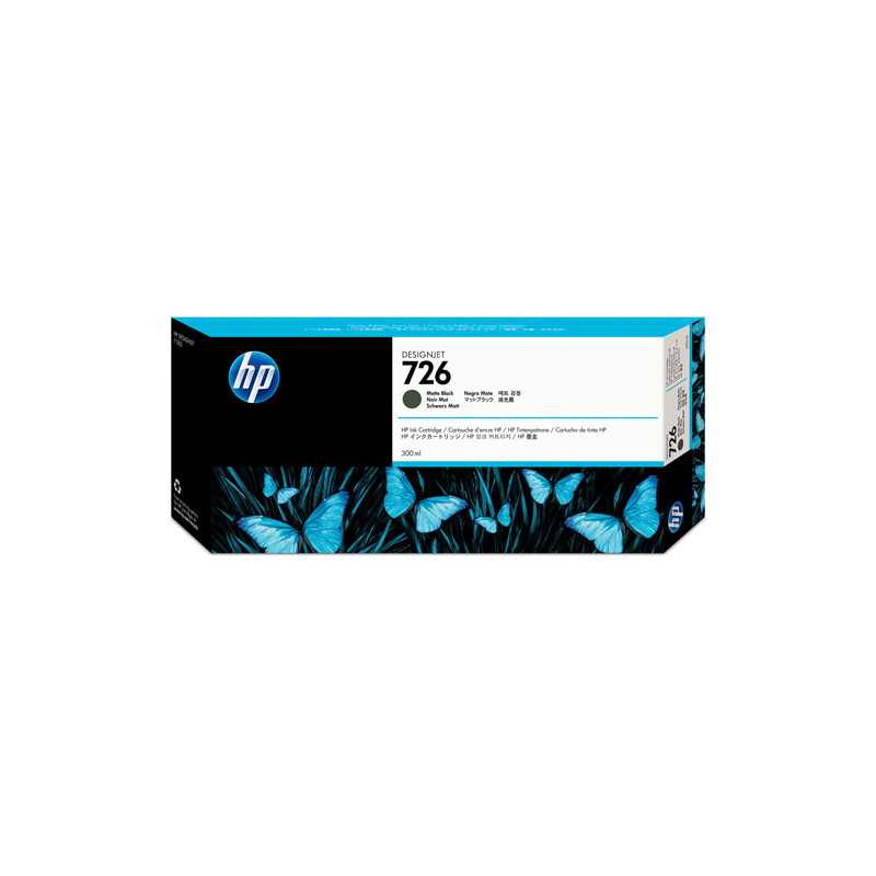CARTUCCIA INCHIOSTRO NERO OPACO HP 726