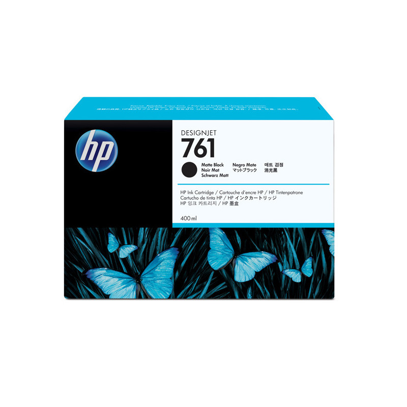 CARTUCCIA NERO OPACO DESIGNJET HP 761 DESIGJET T7100 400ML