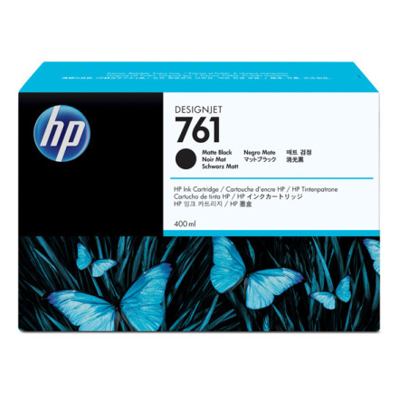 CARTUCCIA NERO OPACO DESIGNJET HP 761 DESIGJET T7100 400ML