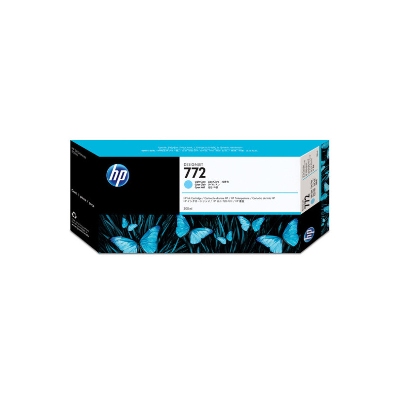 CARTUCCIA D'INCHIOSTRO DESIGNJET HP 772 DA 300 ML CIANO CHIARO
