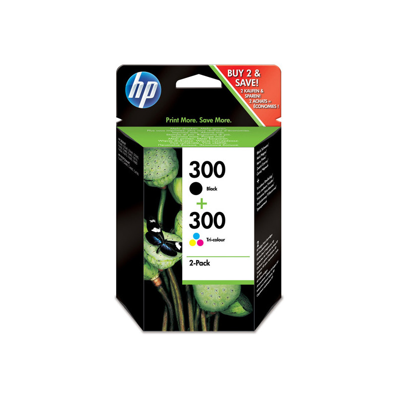 VALUE PACK NERO E COLORE INCHIOSTRO HP 300