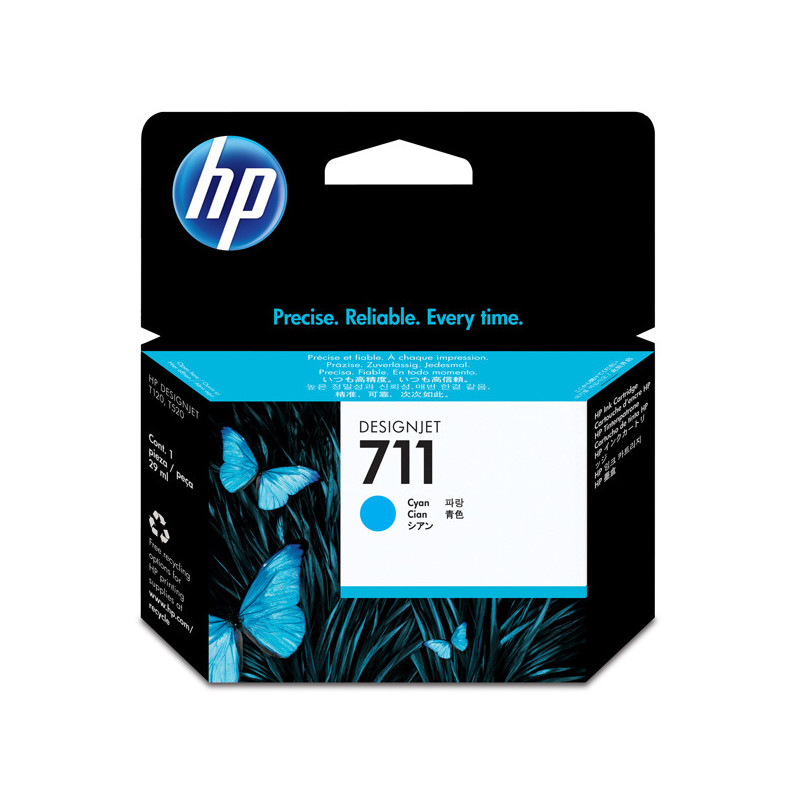 CARTUCCIA D'INCHIOSTRO HP 711 DA 29 ML CIANO