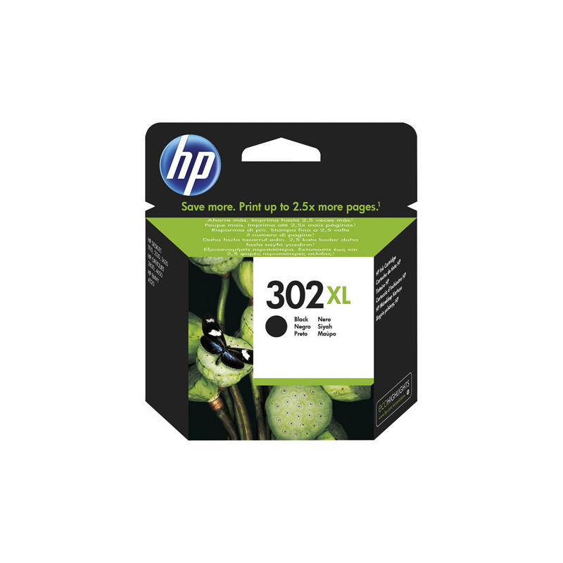 CARTUCCIA INCHIOSTRO NERO AD ALTA CAPACITA' HP 302XL