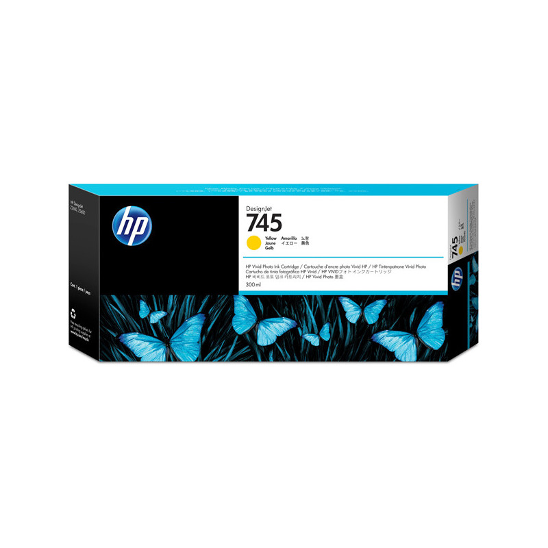 CARTUCCIA GIALLO DESIGNJET HP 745 300 ML