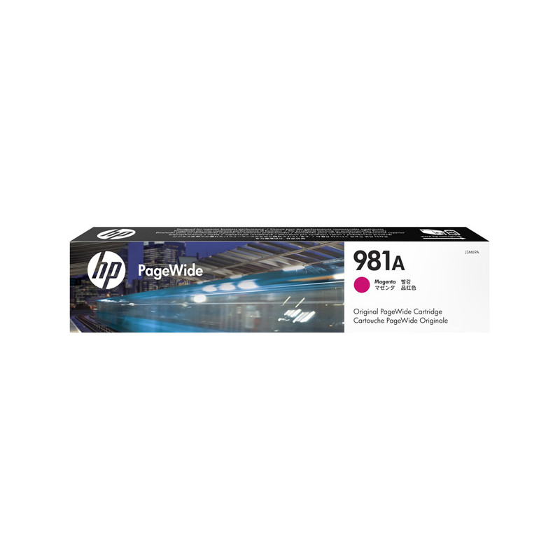 HP 981A INK CARTRIDGE PAGEWIDE MAGENTA 6.000PAG