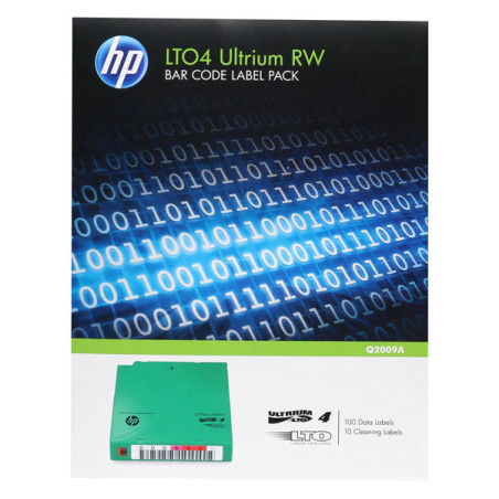 ETICHETTE PER CODICI A BARRE PER AUTOMAZIONE HPE ULTRIUM 4RW