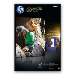 RISMA 25 FG CARTA HP ADVANCED GLOSSY PHOTO PAPER 250 G/Mý-10 X 15 CM BORDERLESS