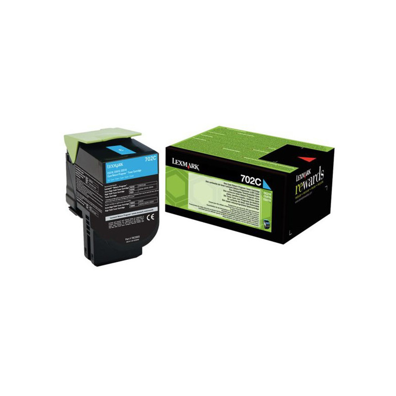 TONER 702C RETURN PROGRAM CIANO CAPACITA' STANDARD