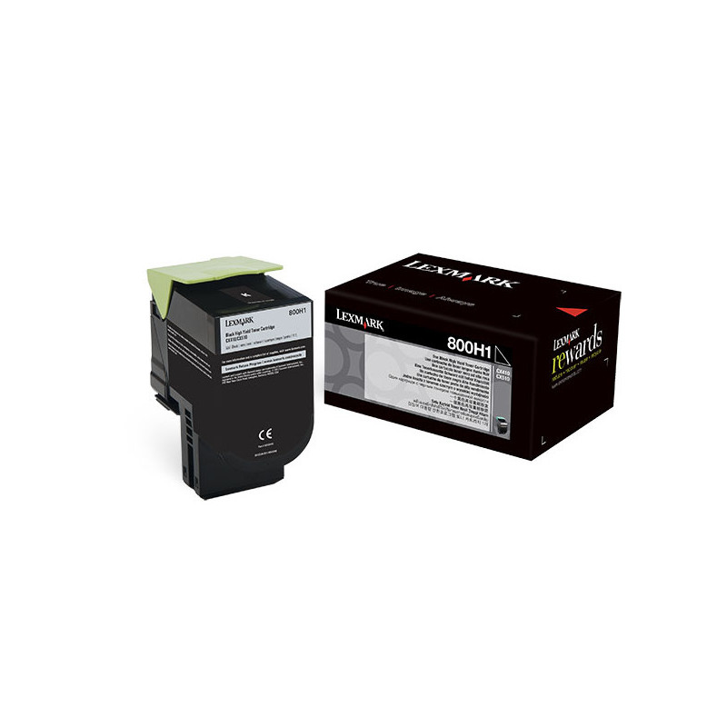 TONER NERO 800H1 ALTA CAPACITA' CX410DE/ CX410DTE e CX410E