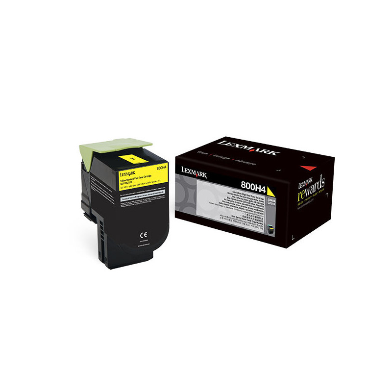 TONER GIALLO 800H4 ALTA CAPACITA' CX410DE/ CX410DTE e CX410E