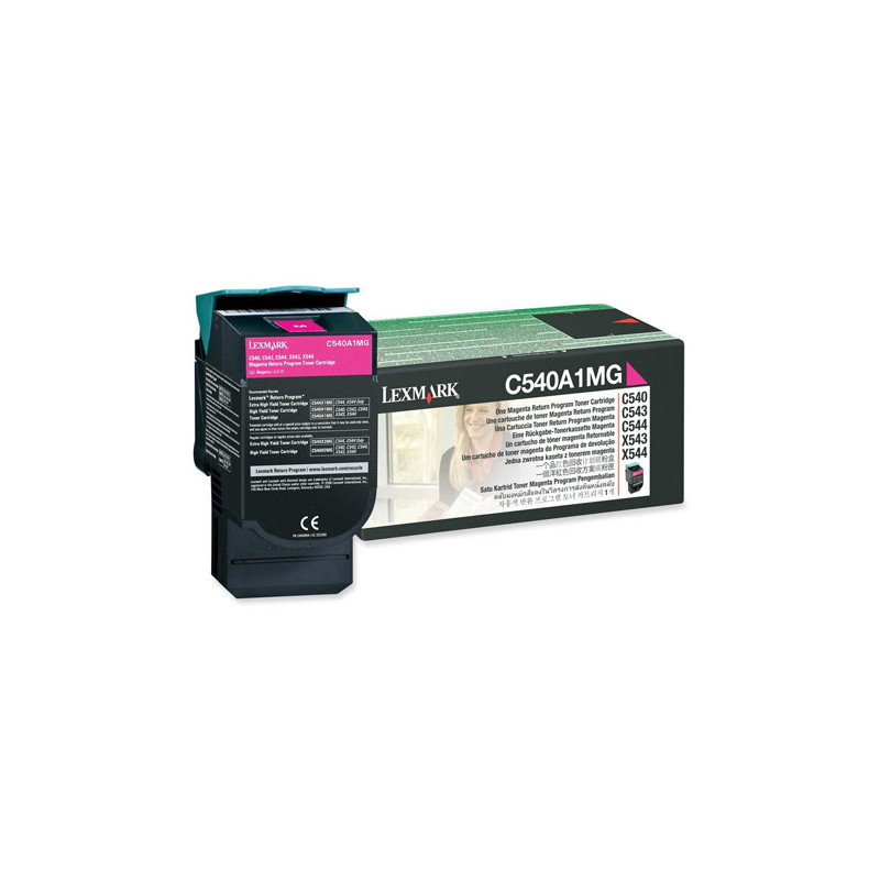 TONER RETURN PROGRAM MAGENTA C540 C543 C544 X543 CAPACITA' STANDARD