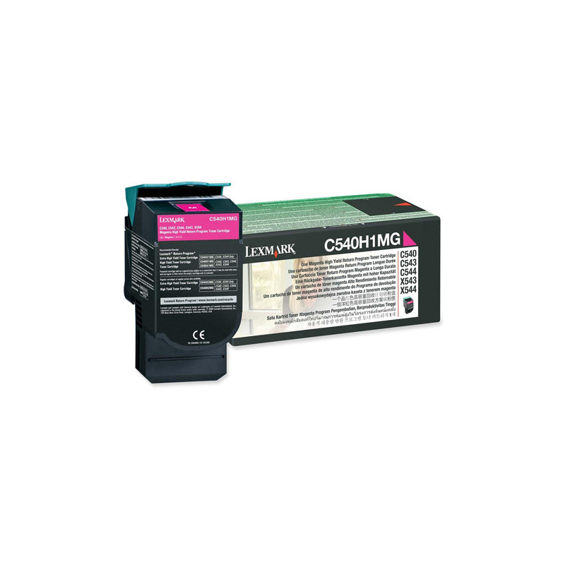 TONER RETURN PROGRAM MAGENTA C540 C543 C544 X543 ALTA CAPACITA'